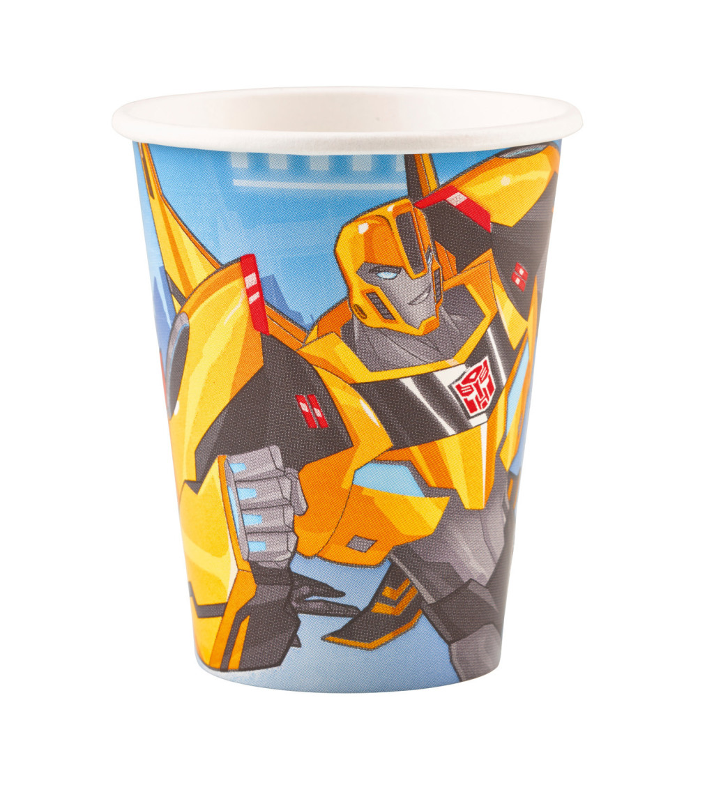Papierové poháre Transformers