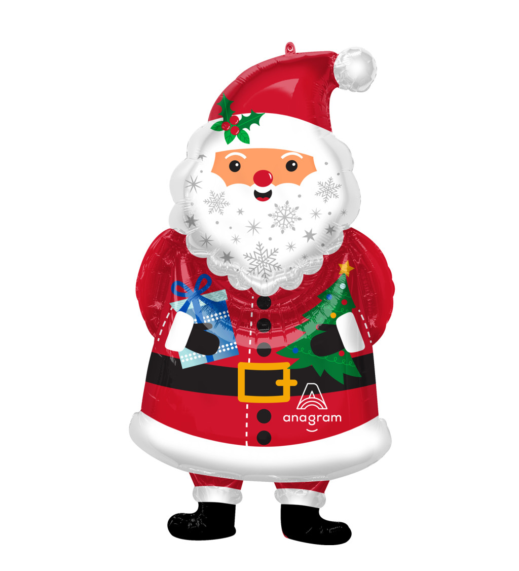 Fóliový balónik Santa Claus