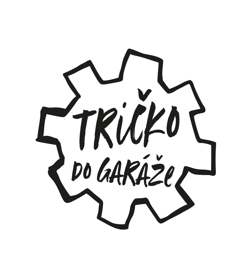 Pánske tričko biele - Tričko do garáže