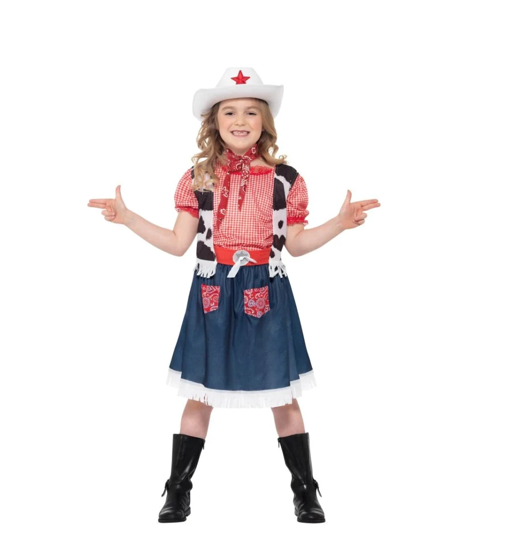 Detský kostým pre dievča - Kovbojka
