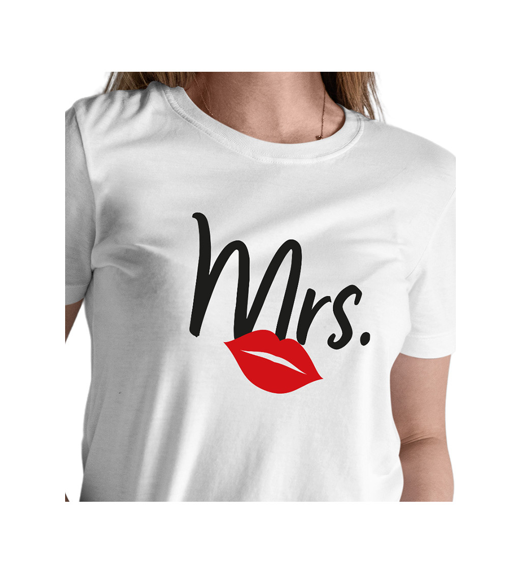 Pánske tričko biele - Mrs.