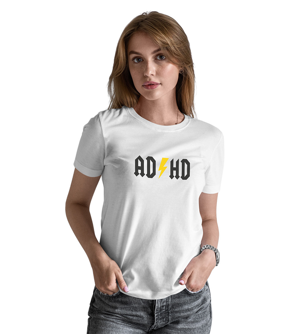 Dámske tričko biele - ADHD
