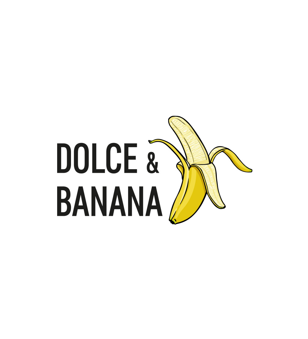 Pánske tričko biele - Dolce banana