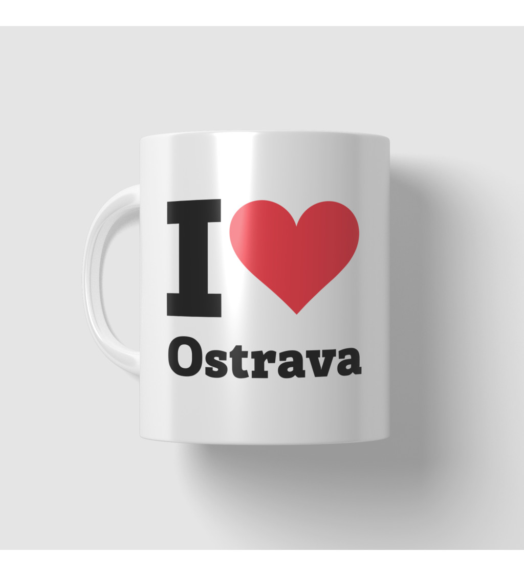 Hrnček I love Ostrava