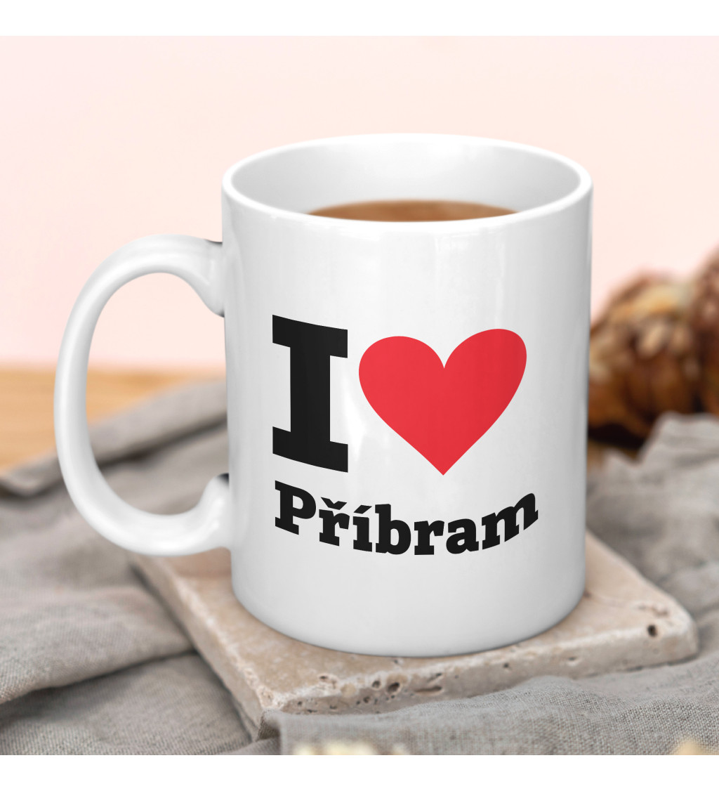 Hrnček I love Příbram