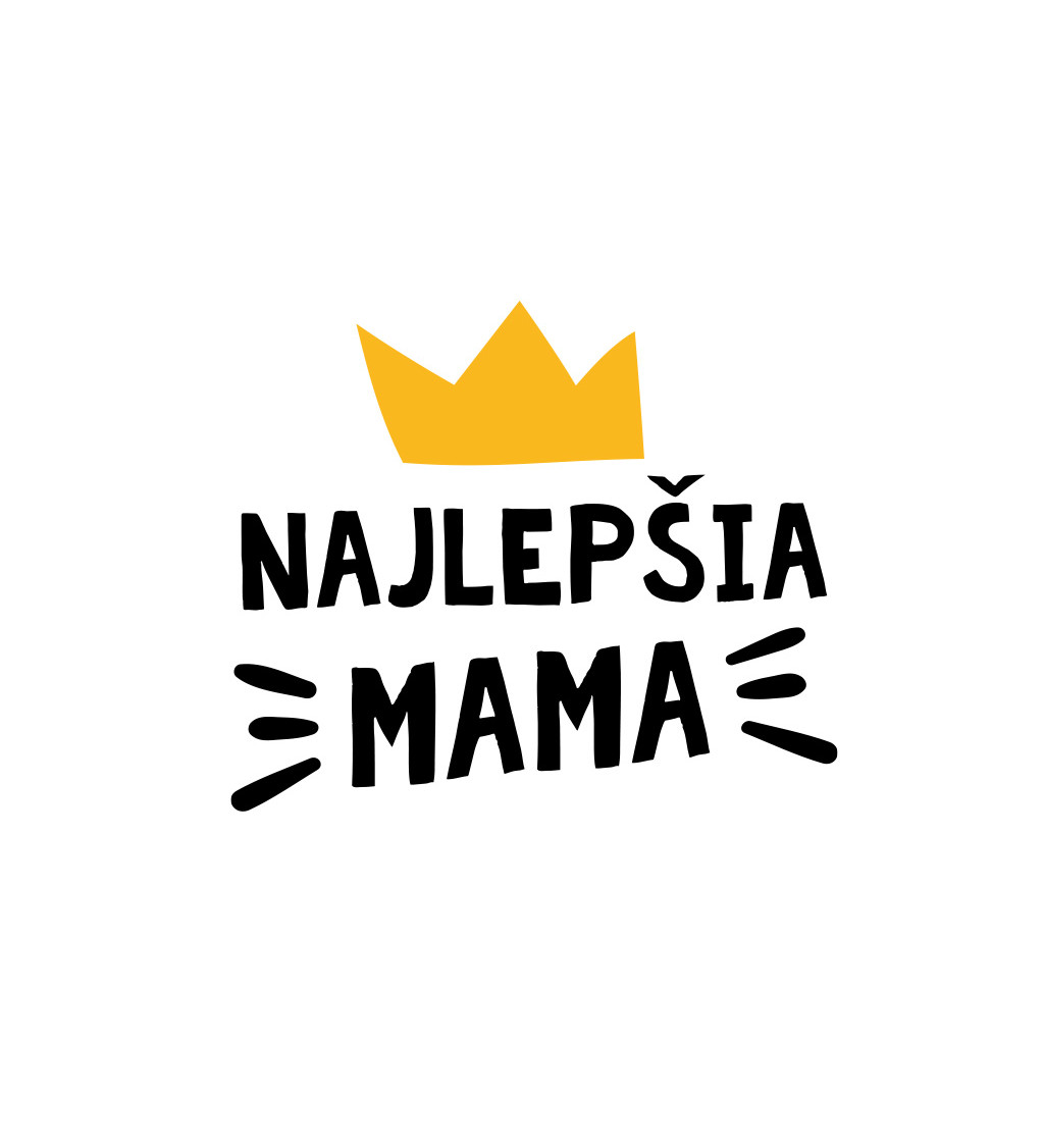 Dámske tričko biele - Najlepšia mama