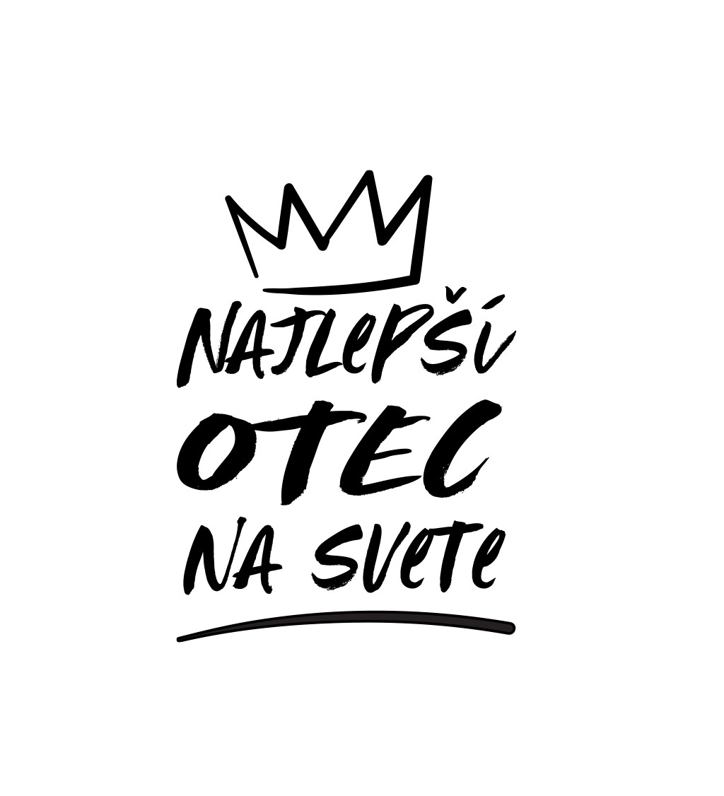 Pánske tričko biele - Najlepší otec na svete