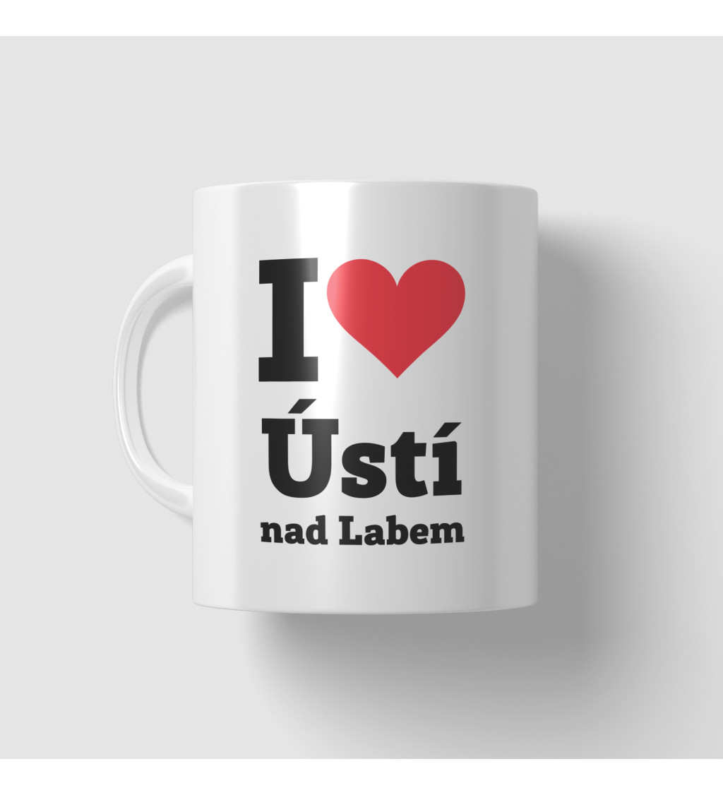 Hrnček I love Ústí nad Labem