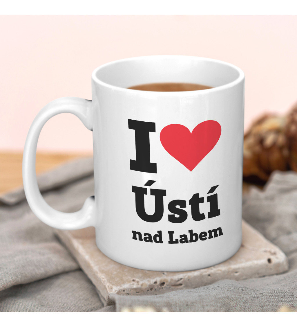 Hrnček I love Ústí nad Labem