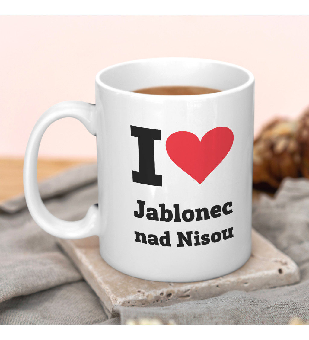 Hrnček I love Jablonec nad Nisou