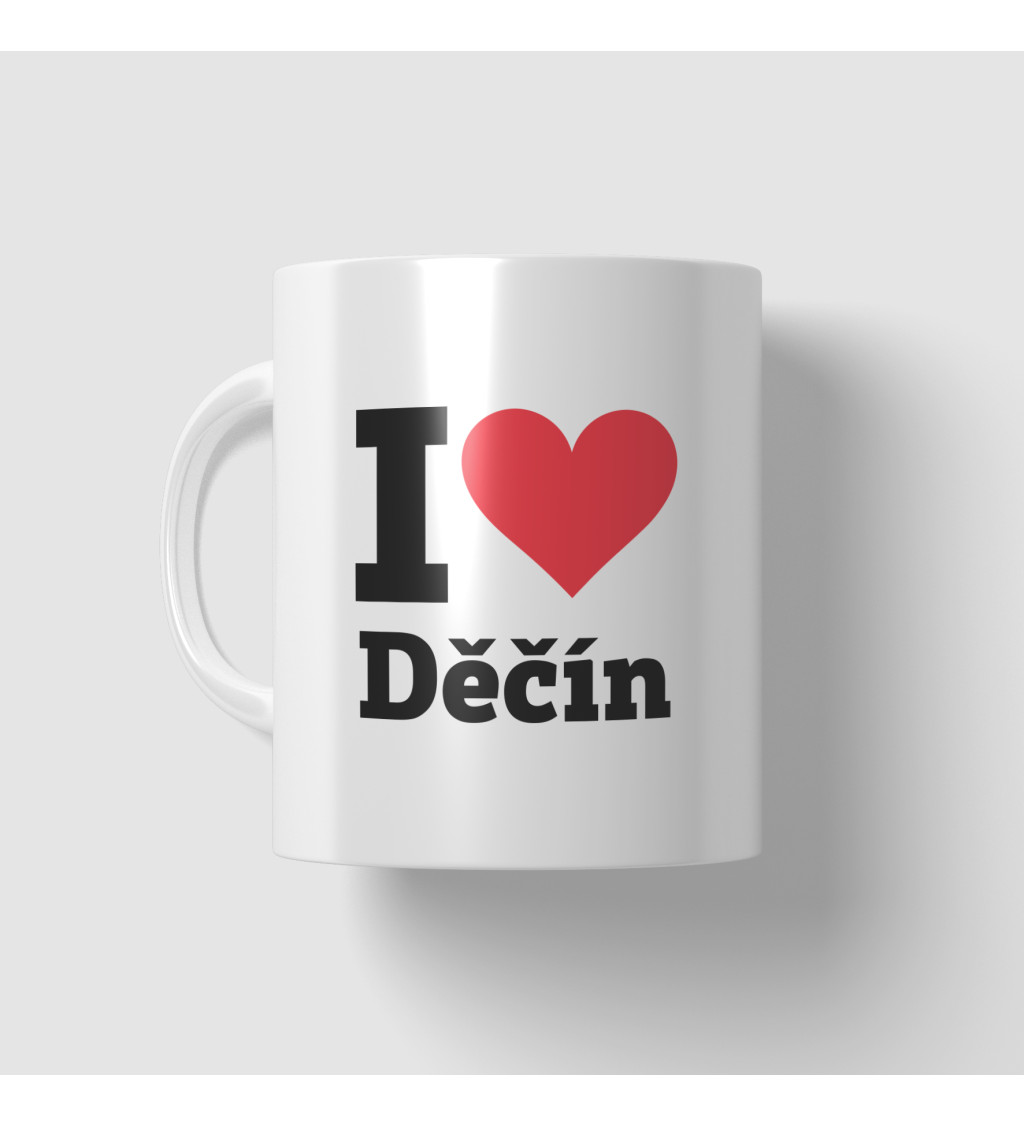 Hrnček I love Děčín