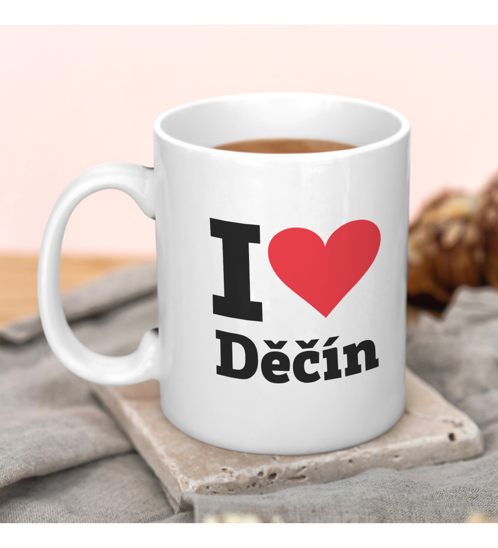 Hrnček I love Děčín