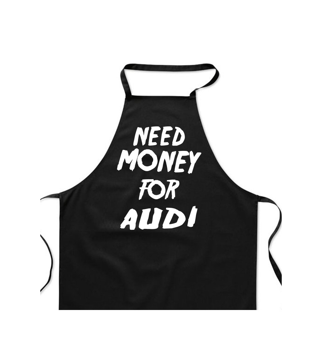 Zástera čierna - Need money for Audi