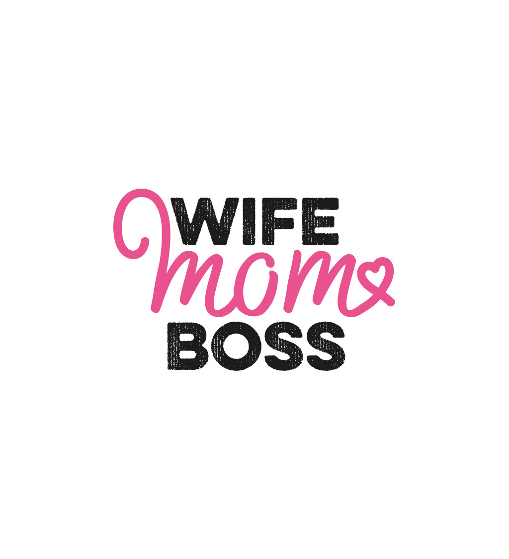 Zástera biela - Wife mom boss