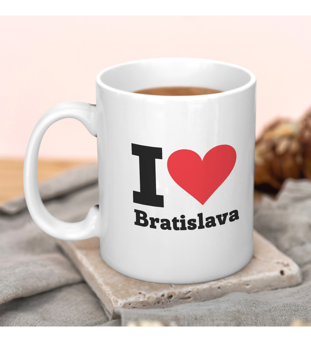 Hrnček I love Bratislava