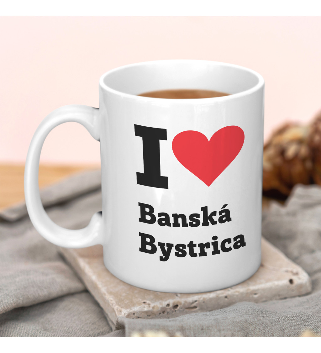 Hrnček I love Banská Bystrica