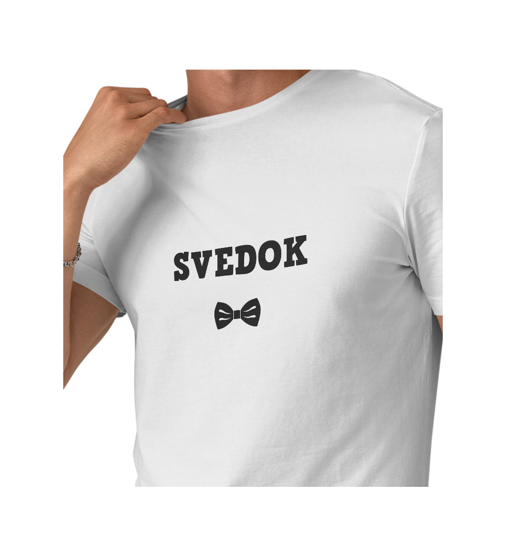 Panské tričko biele - Svedok M