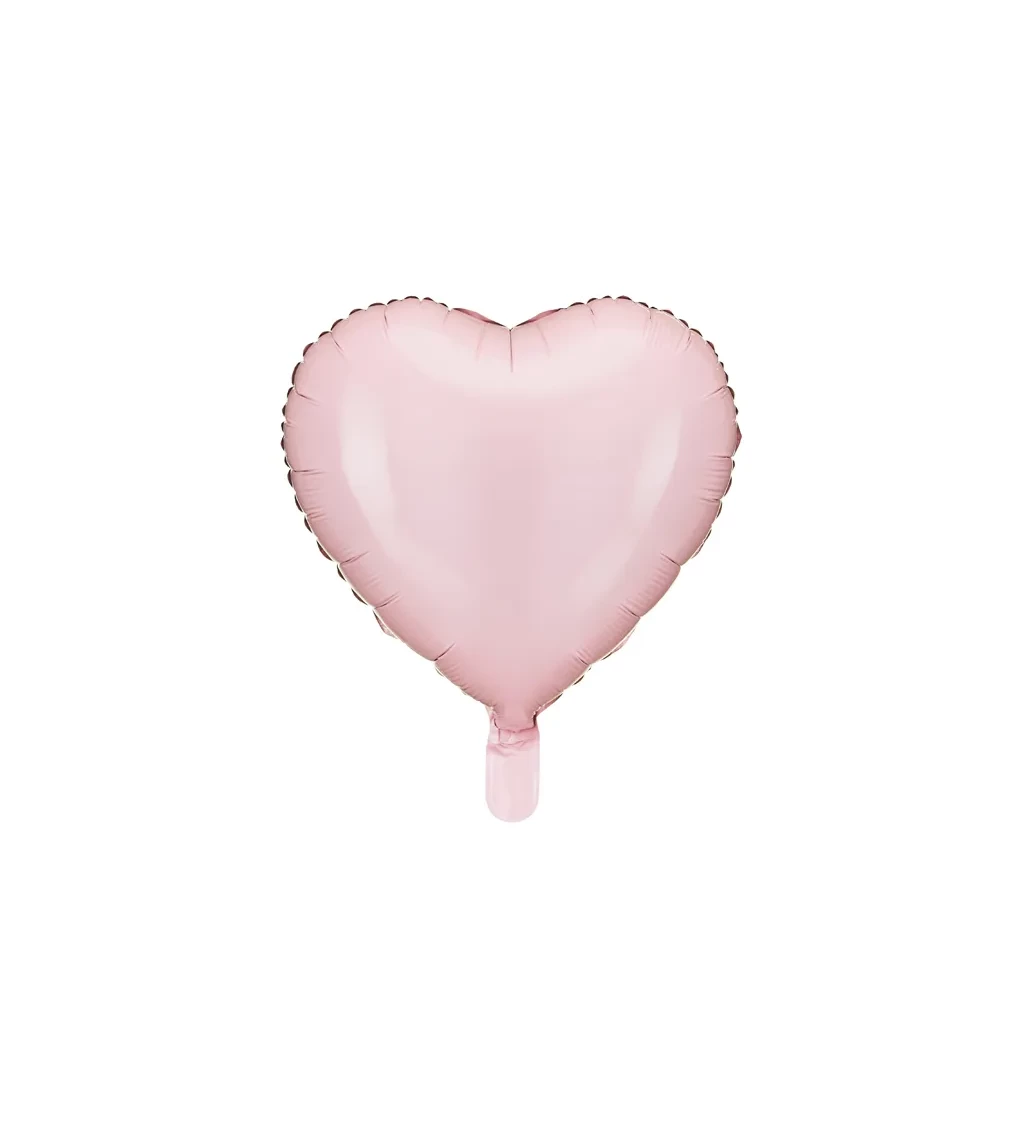 Fóliový balónik Srdce, ružové