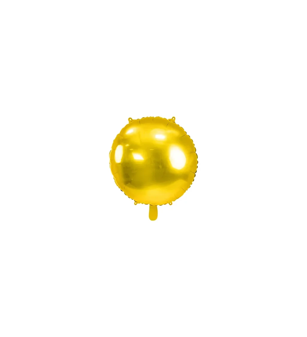 Zlatý fóliový balónik