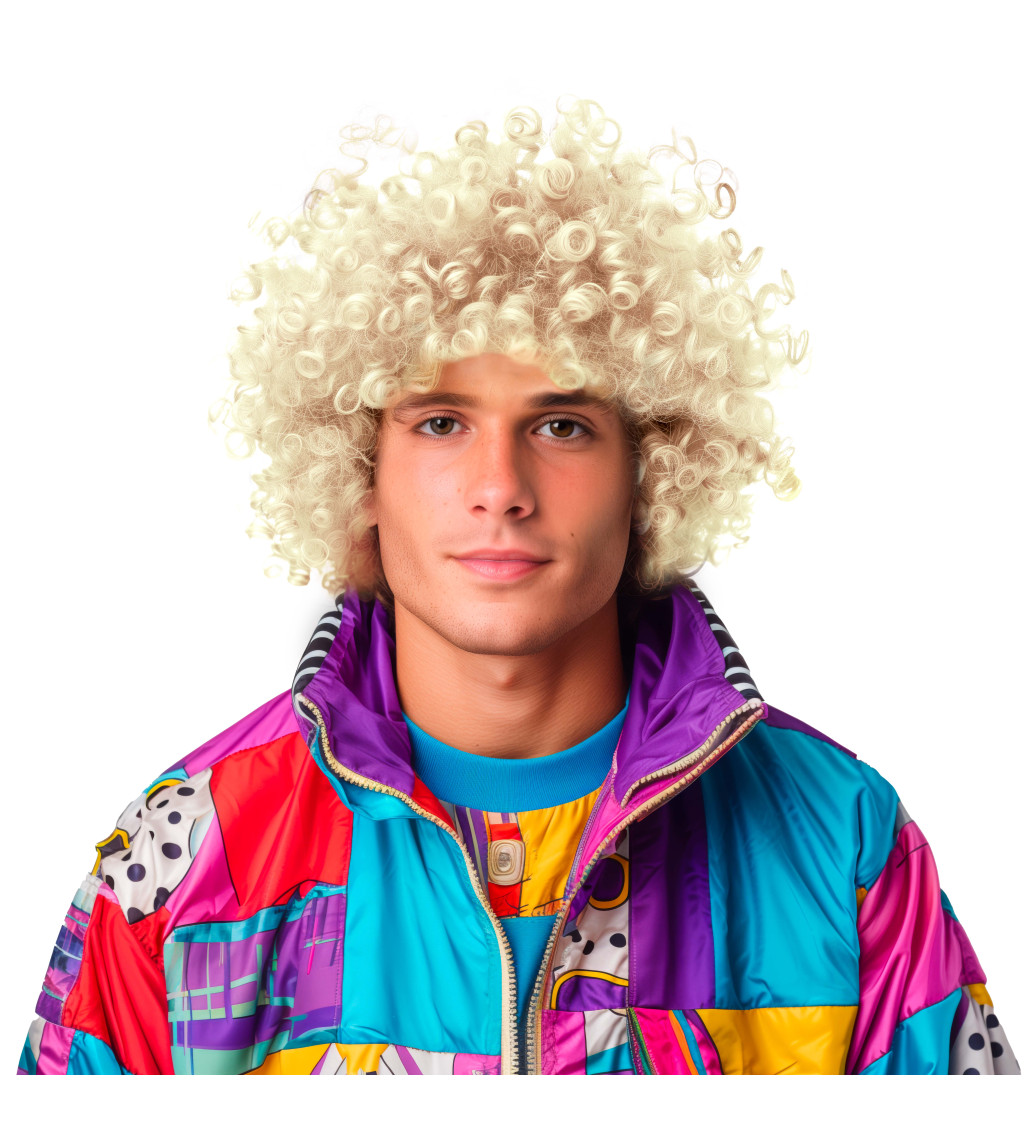 Parochňa afro, blond