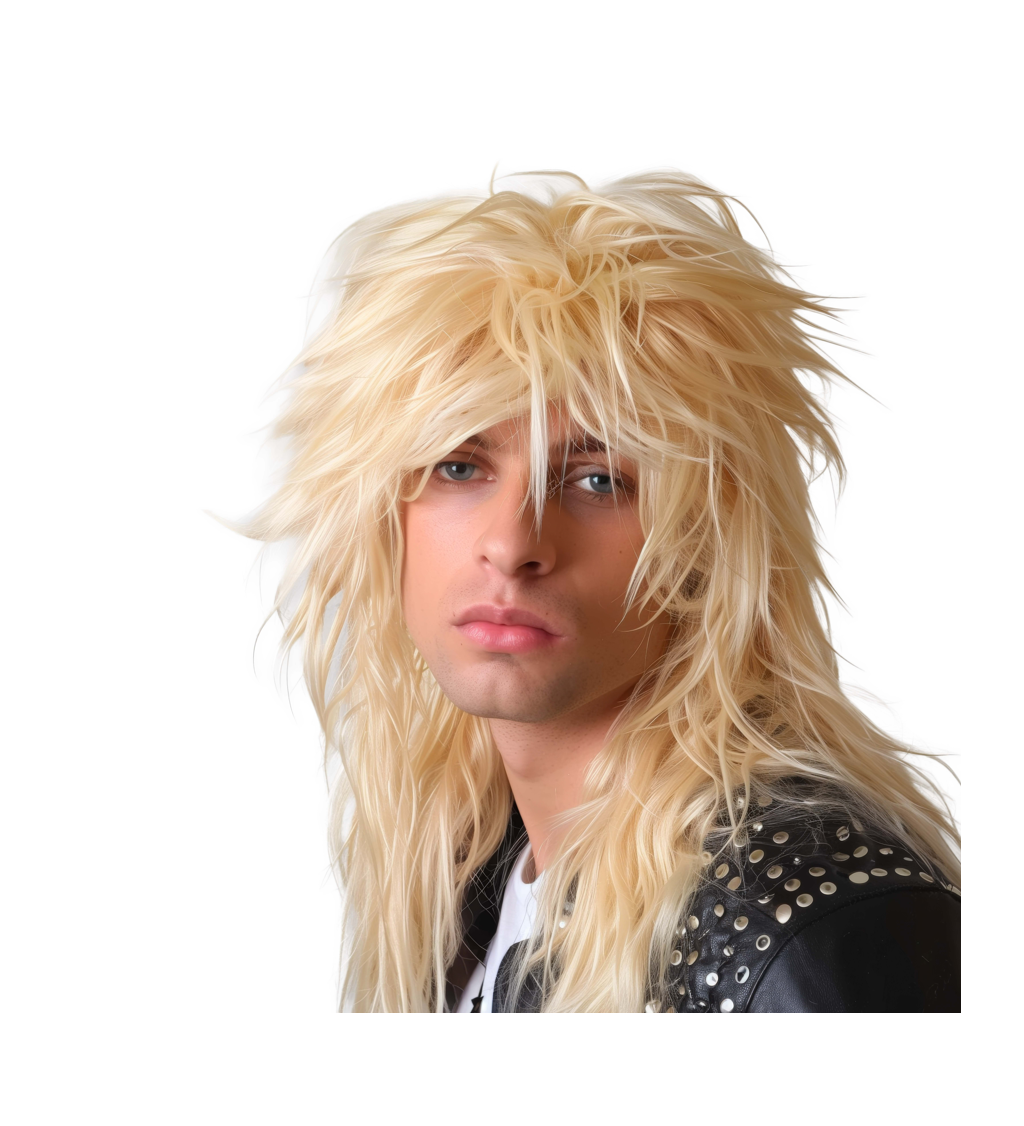 Parochňa 80. roky rocker, blond