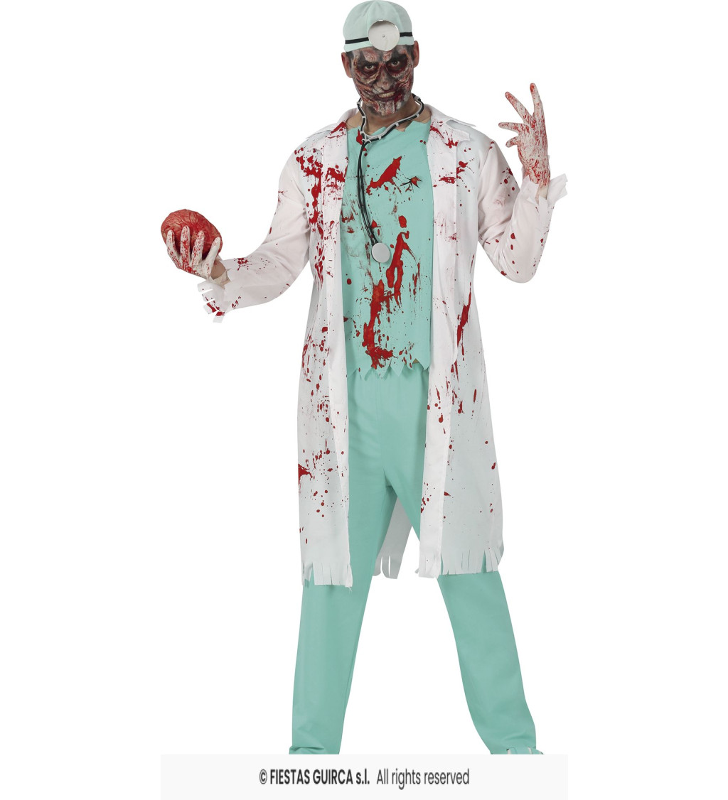 Pánsky kostým - Doktor zombie