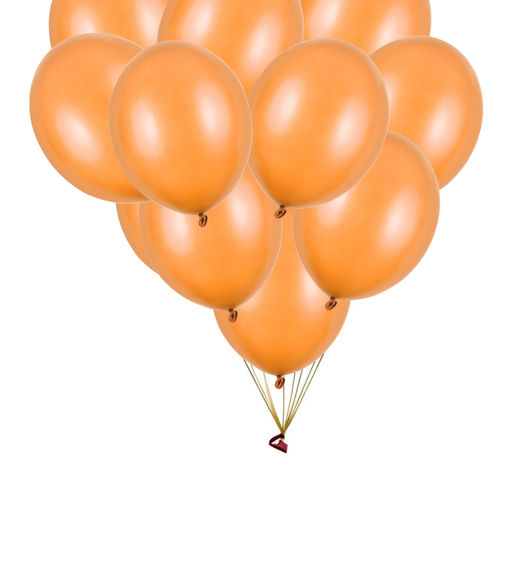 Pastelový balón - Oranžový 100ks