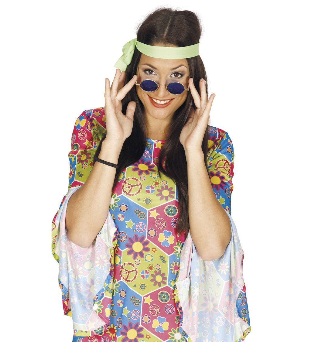 Hippie okuliare - modré