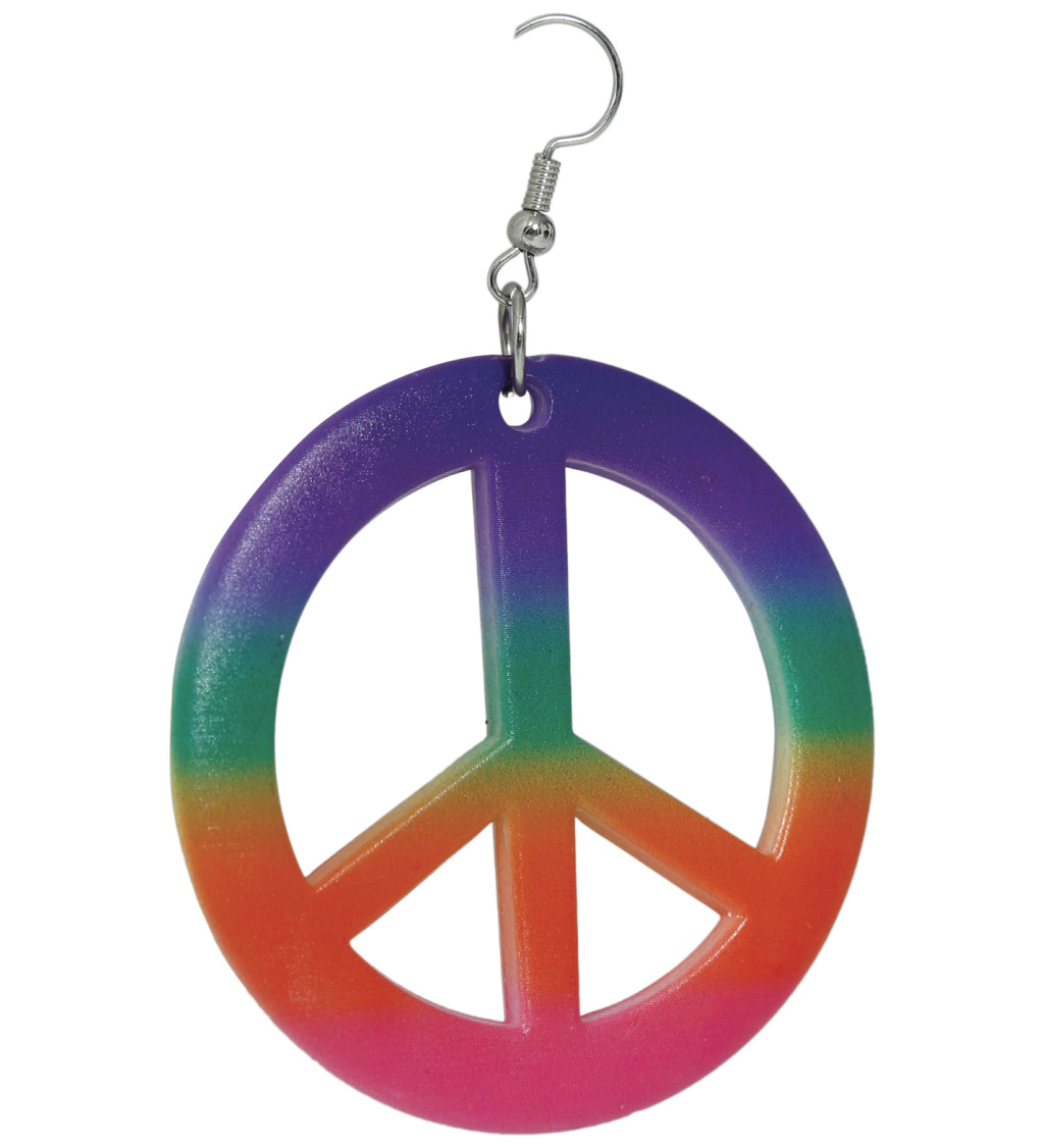 Farebné hippie náušnice