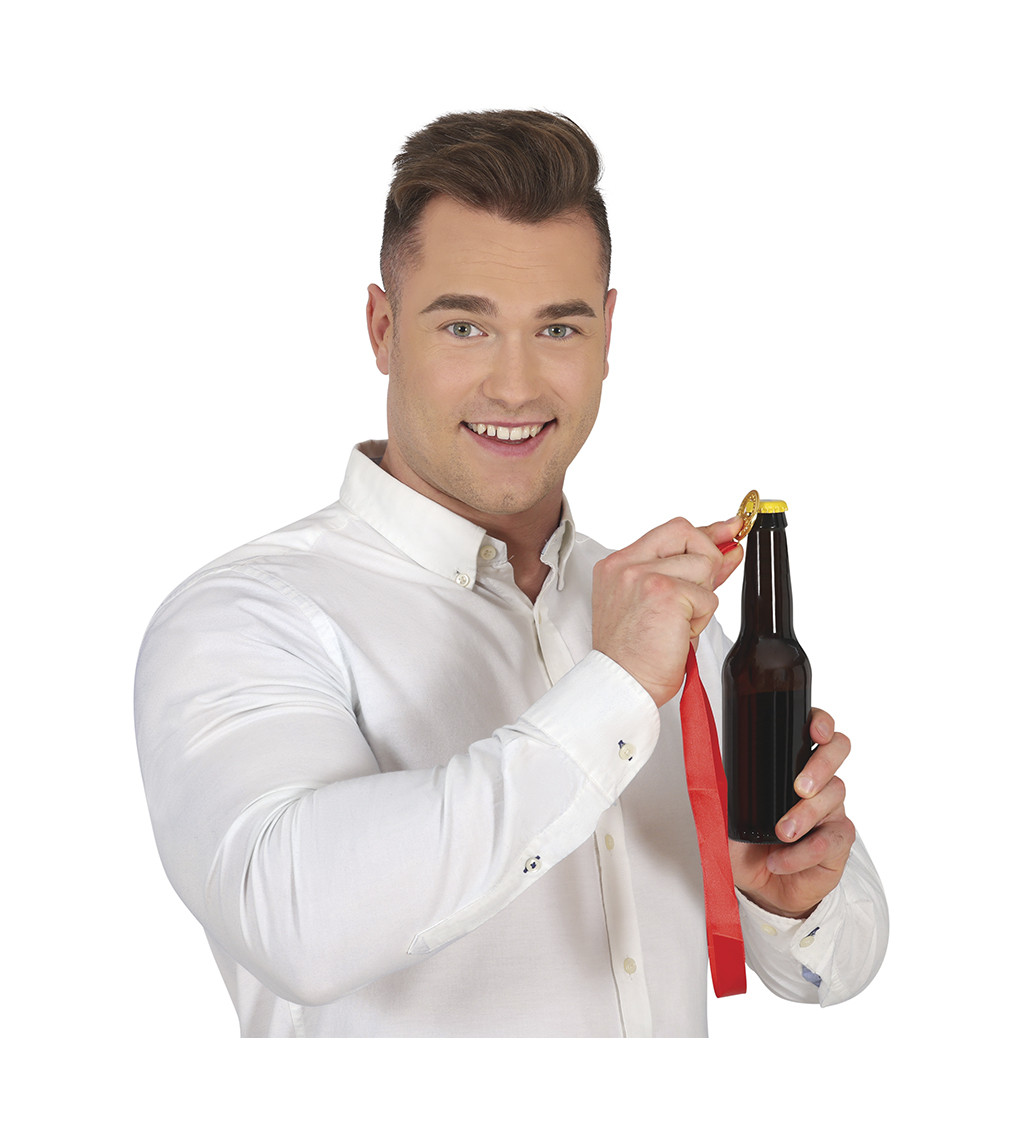 Náhrdelník s otváračom na fľaše