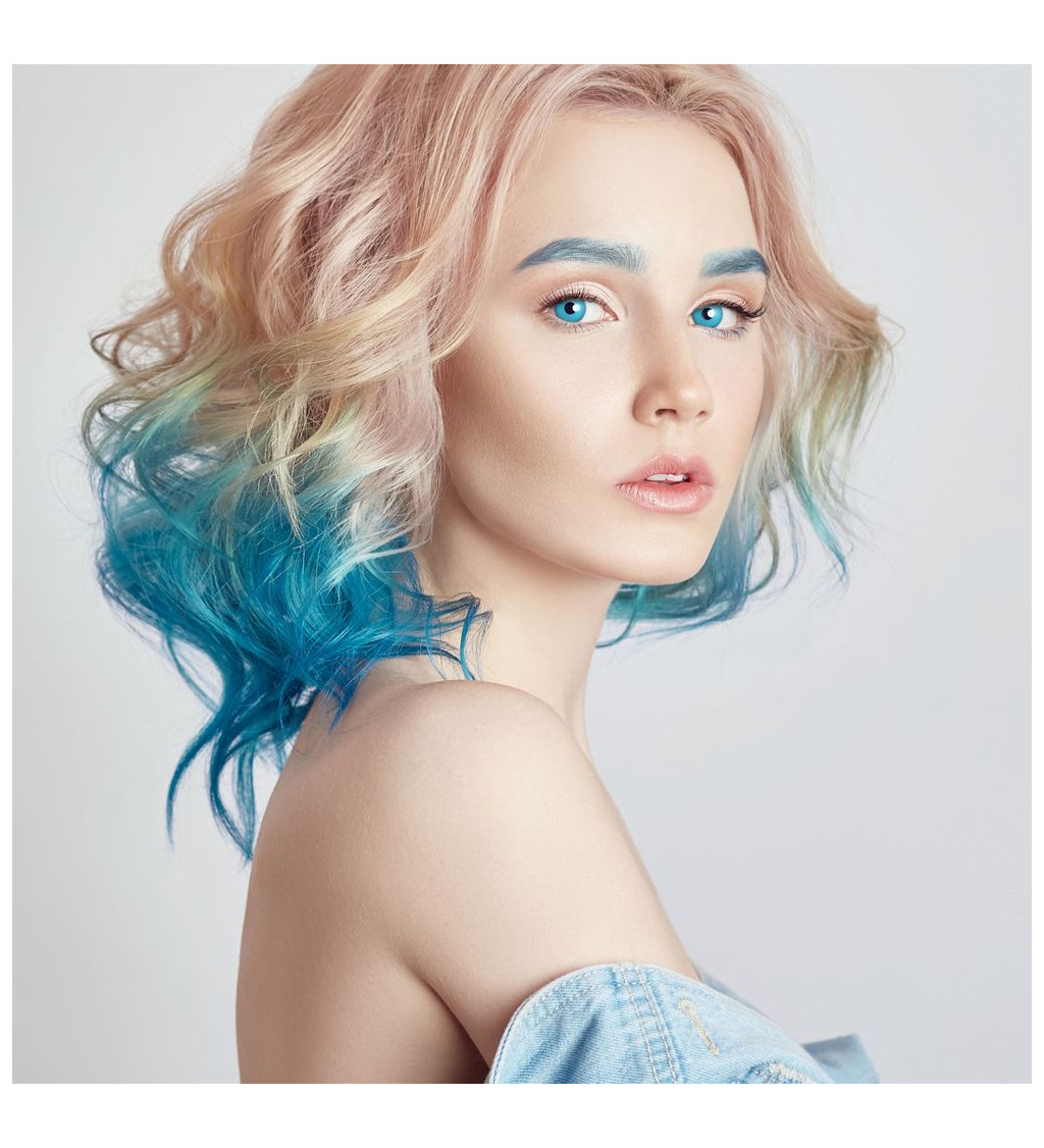 Kontaktné šošovky jednodňové Blue