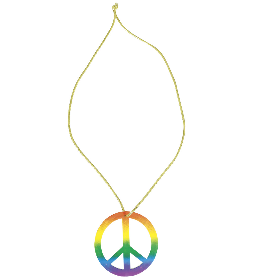 Hippie náhrdelník farebný