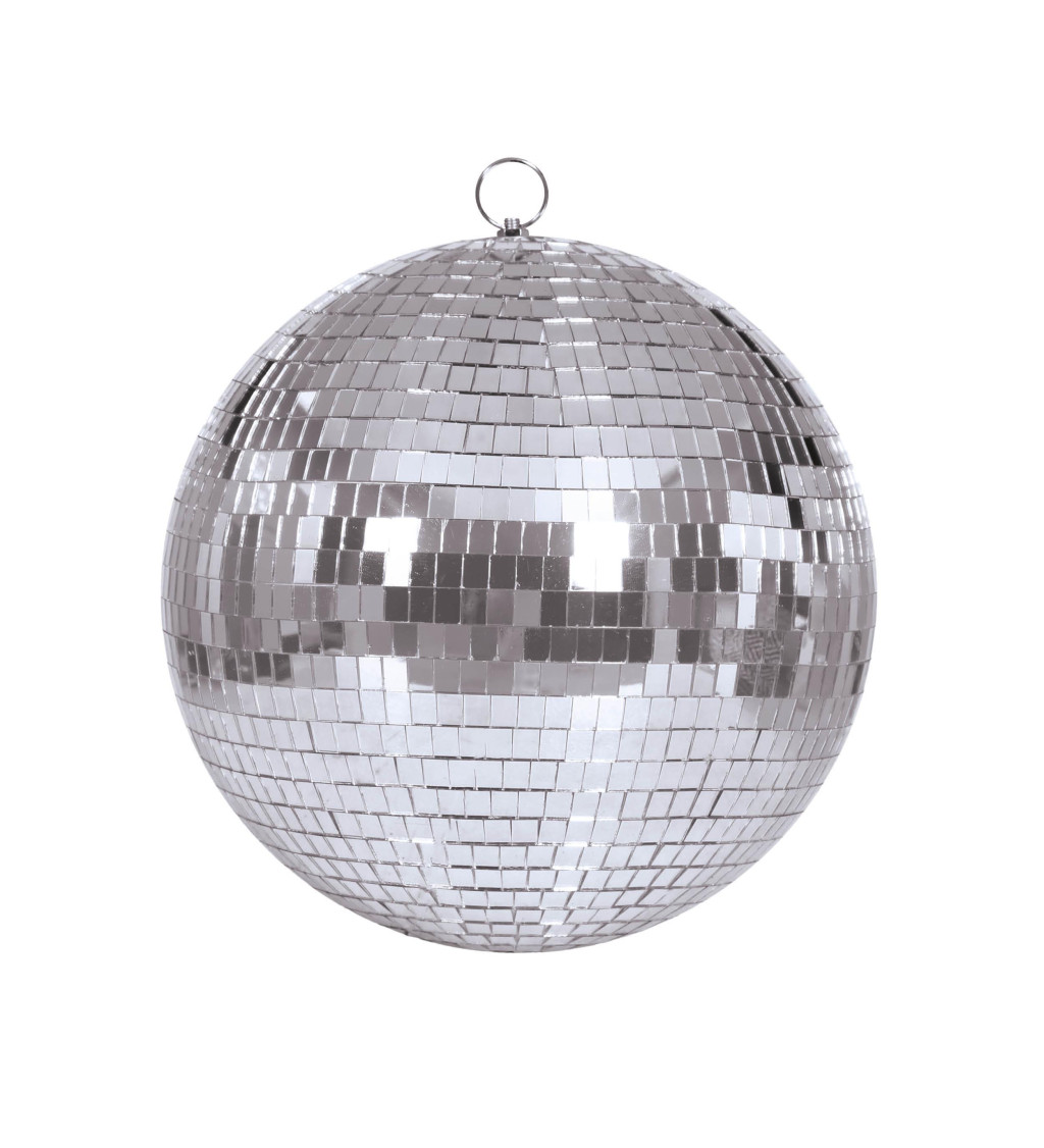 Strieborná disco guľa