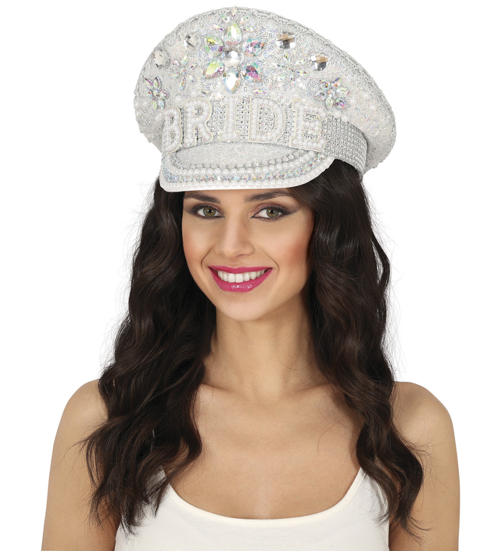 Kapitánska čiapka pre nevestu "Bride"