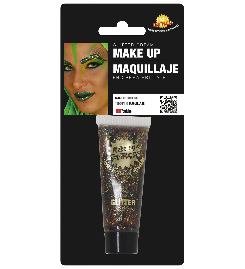 Trblietavý krémový make-up farebný