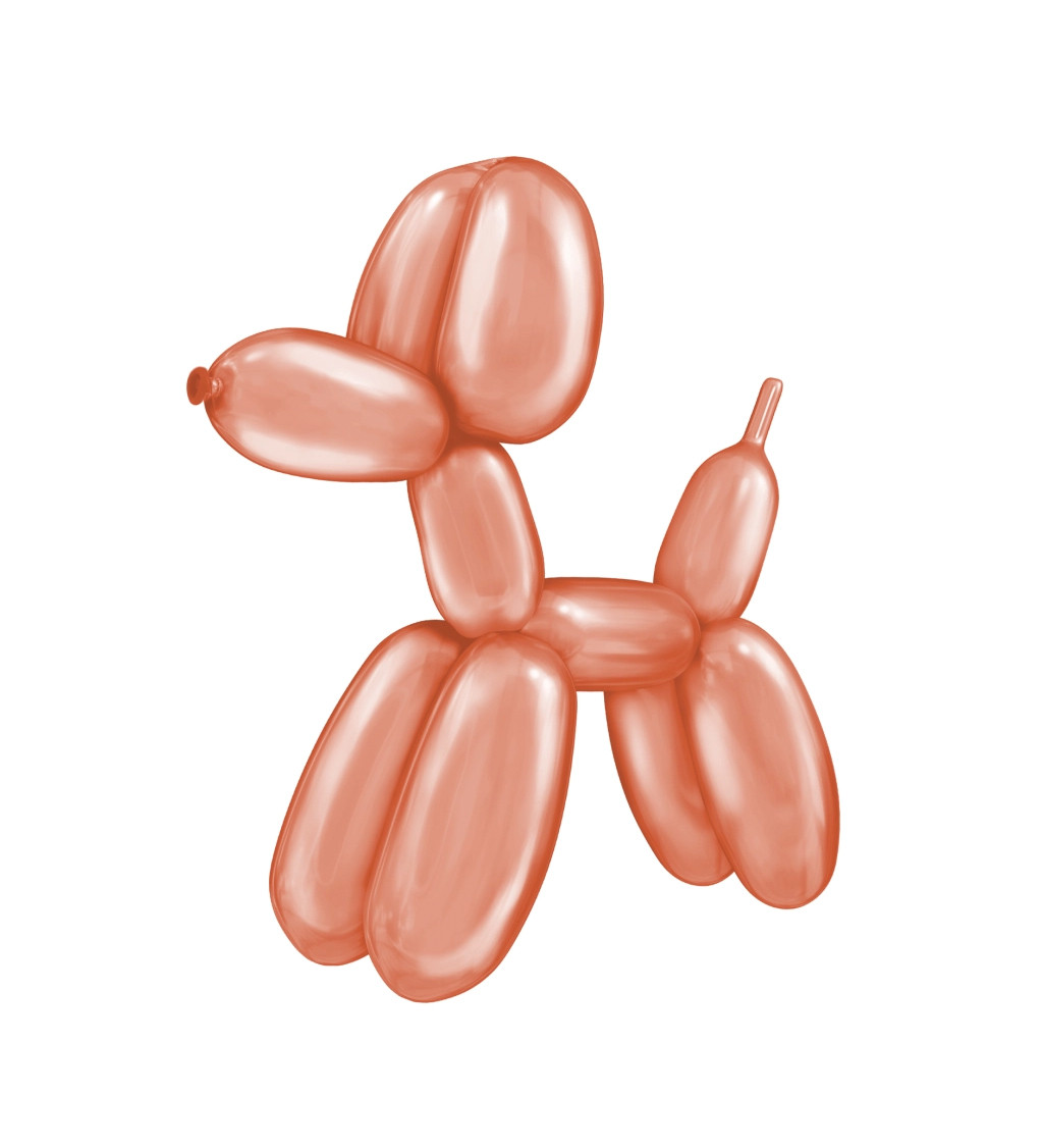 Modelovacie balóniky - Ružové zlato