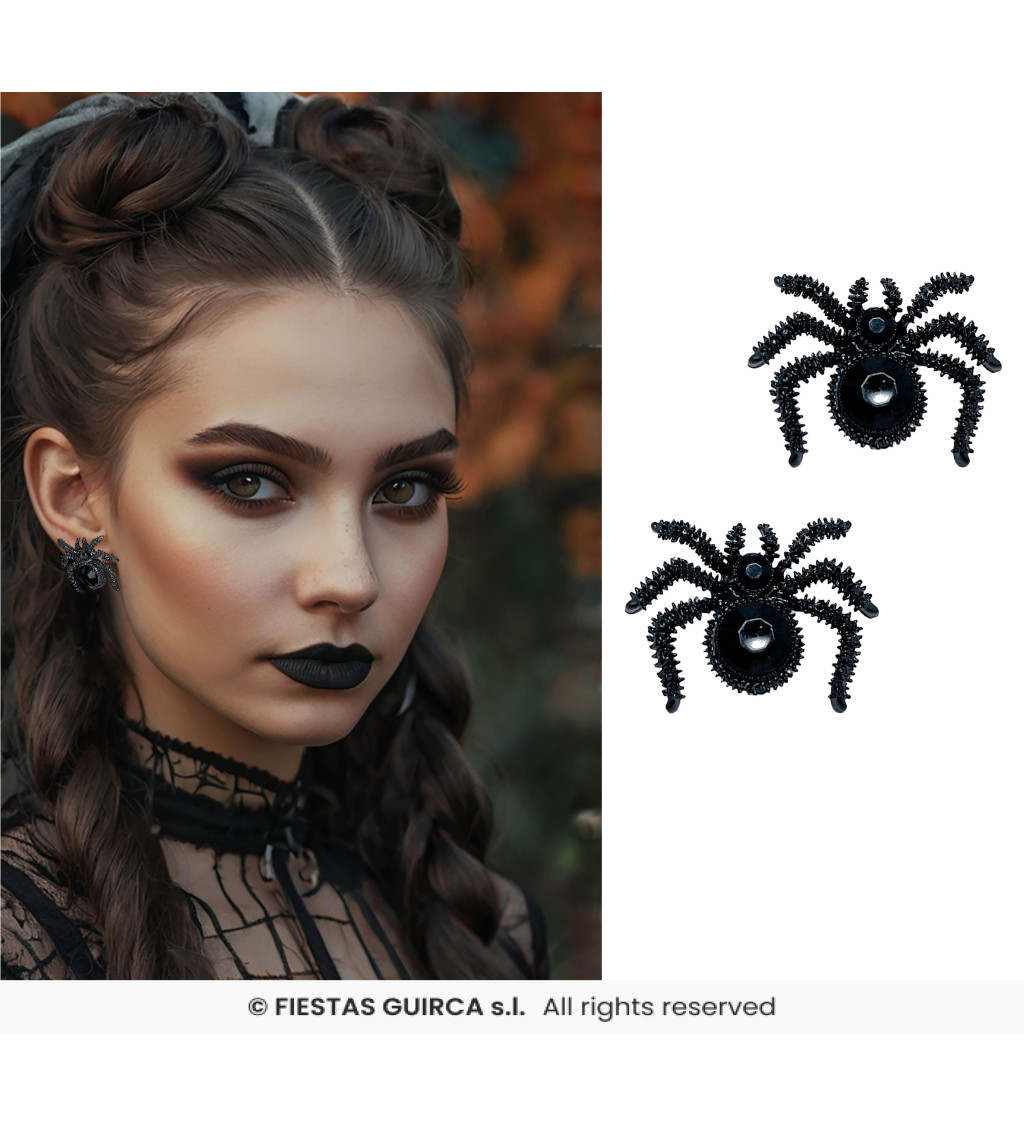 Náušnice pavúčiky