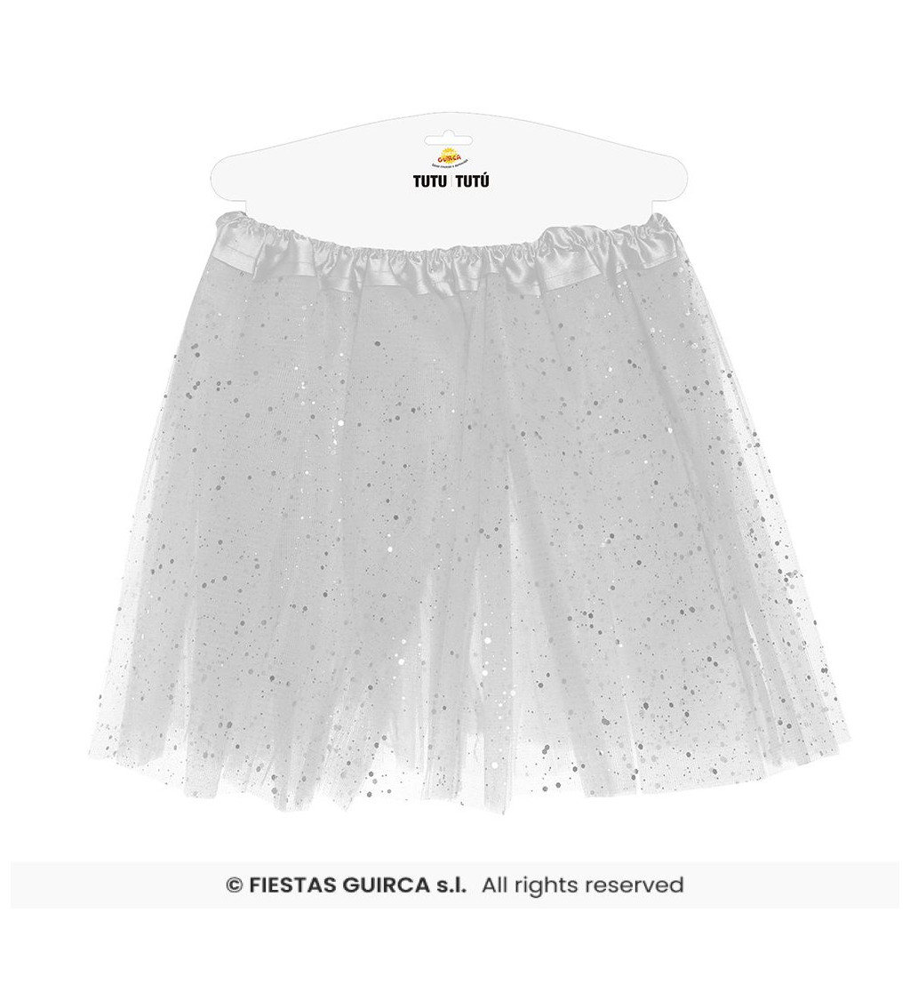 Detská biela tutu sukňa