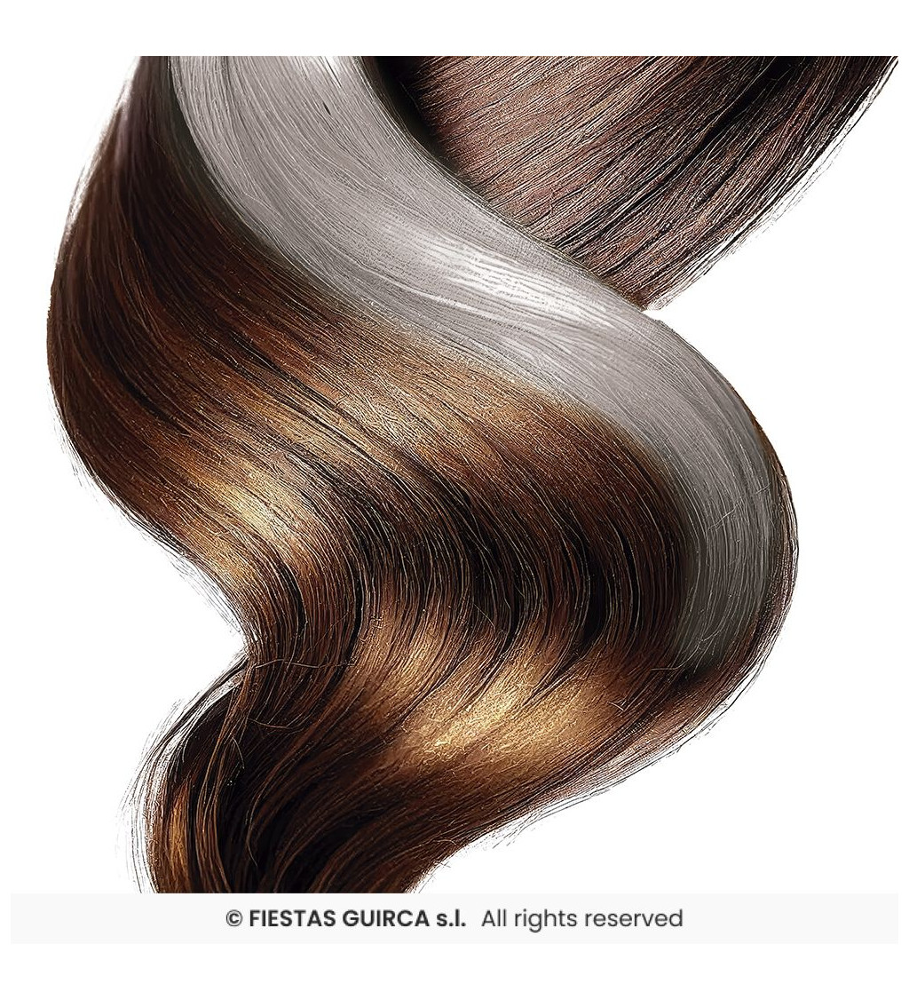 Sprej na vlasy strieborný