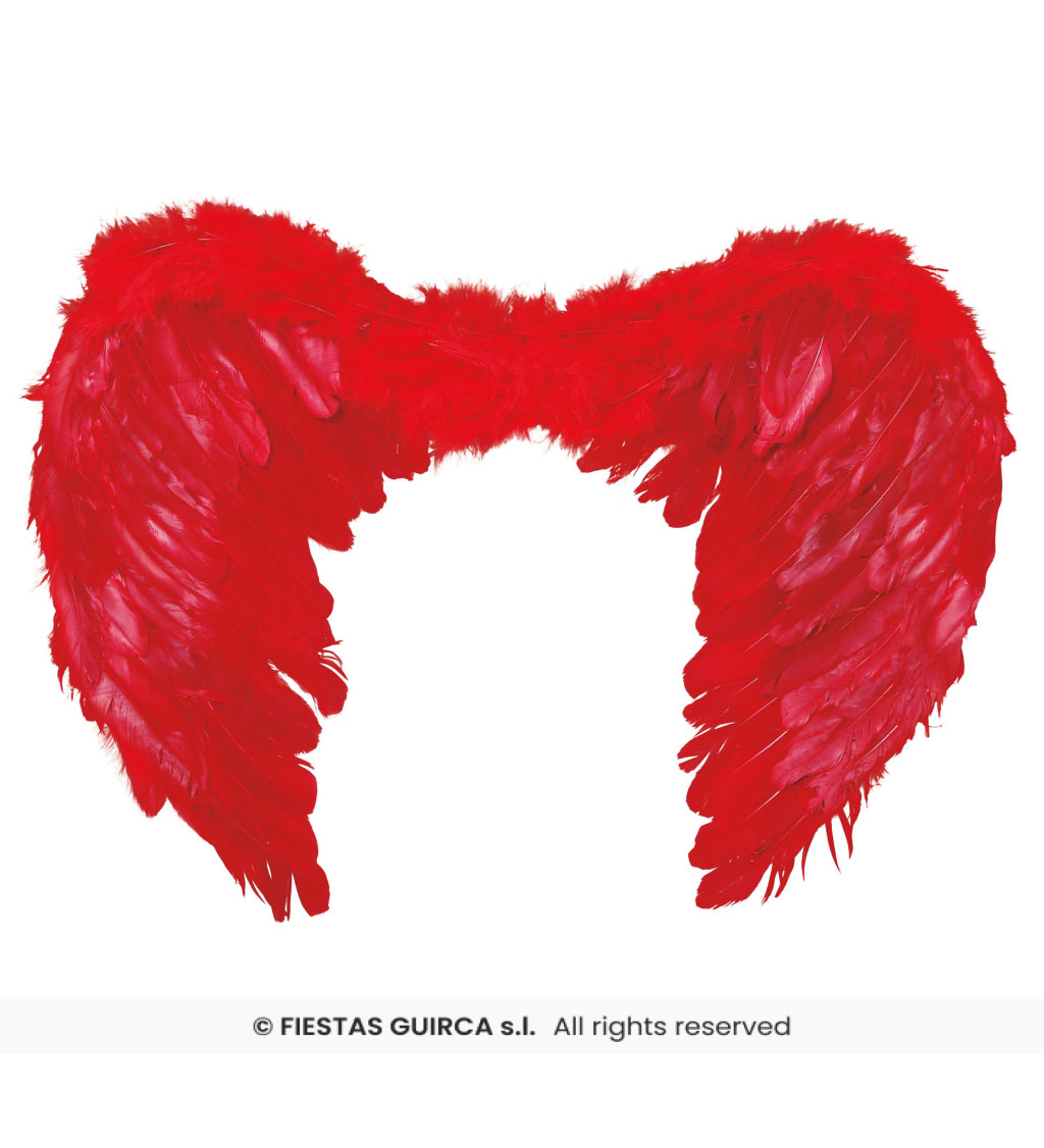 Červené anjelské krídla