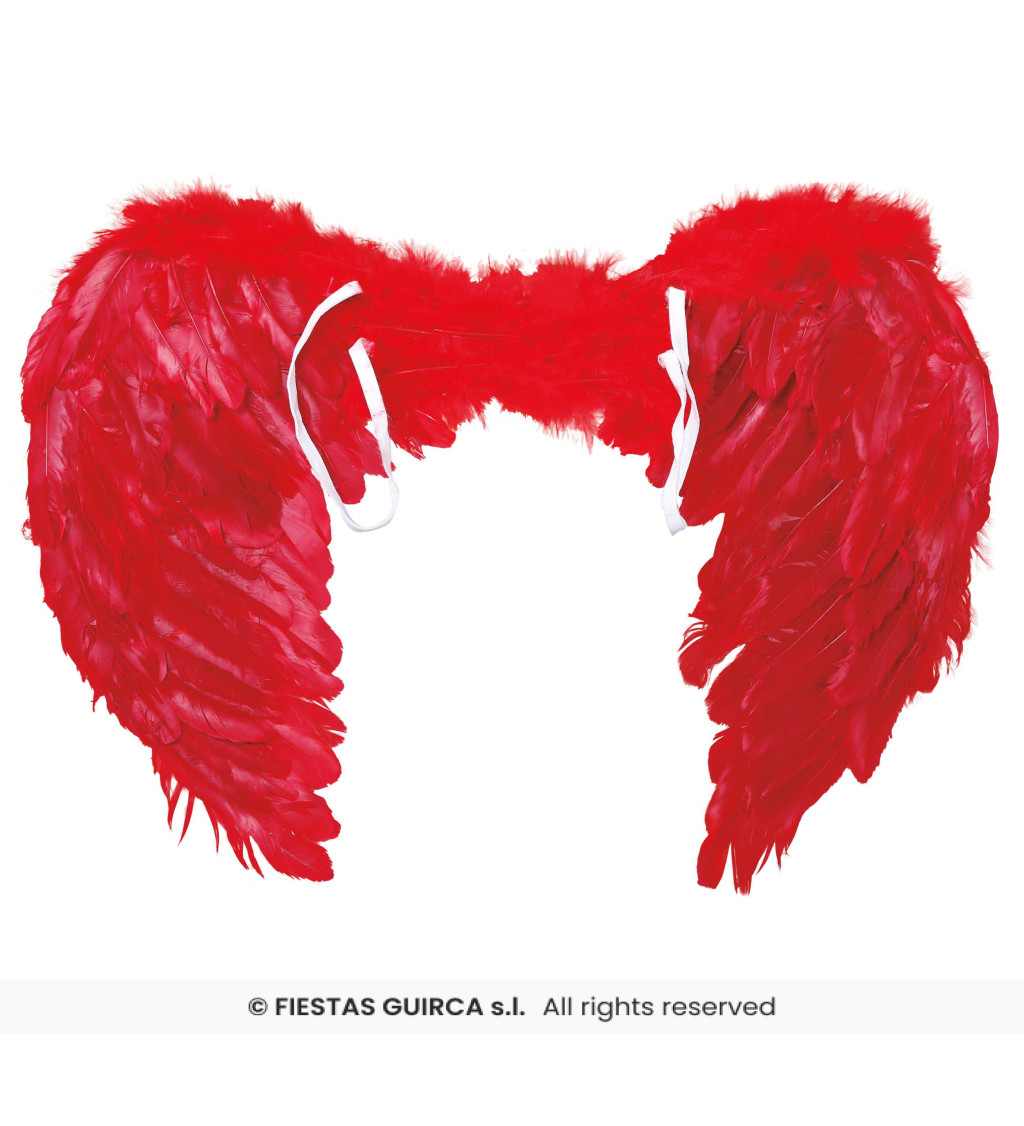 Červené anjelské krídla