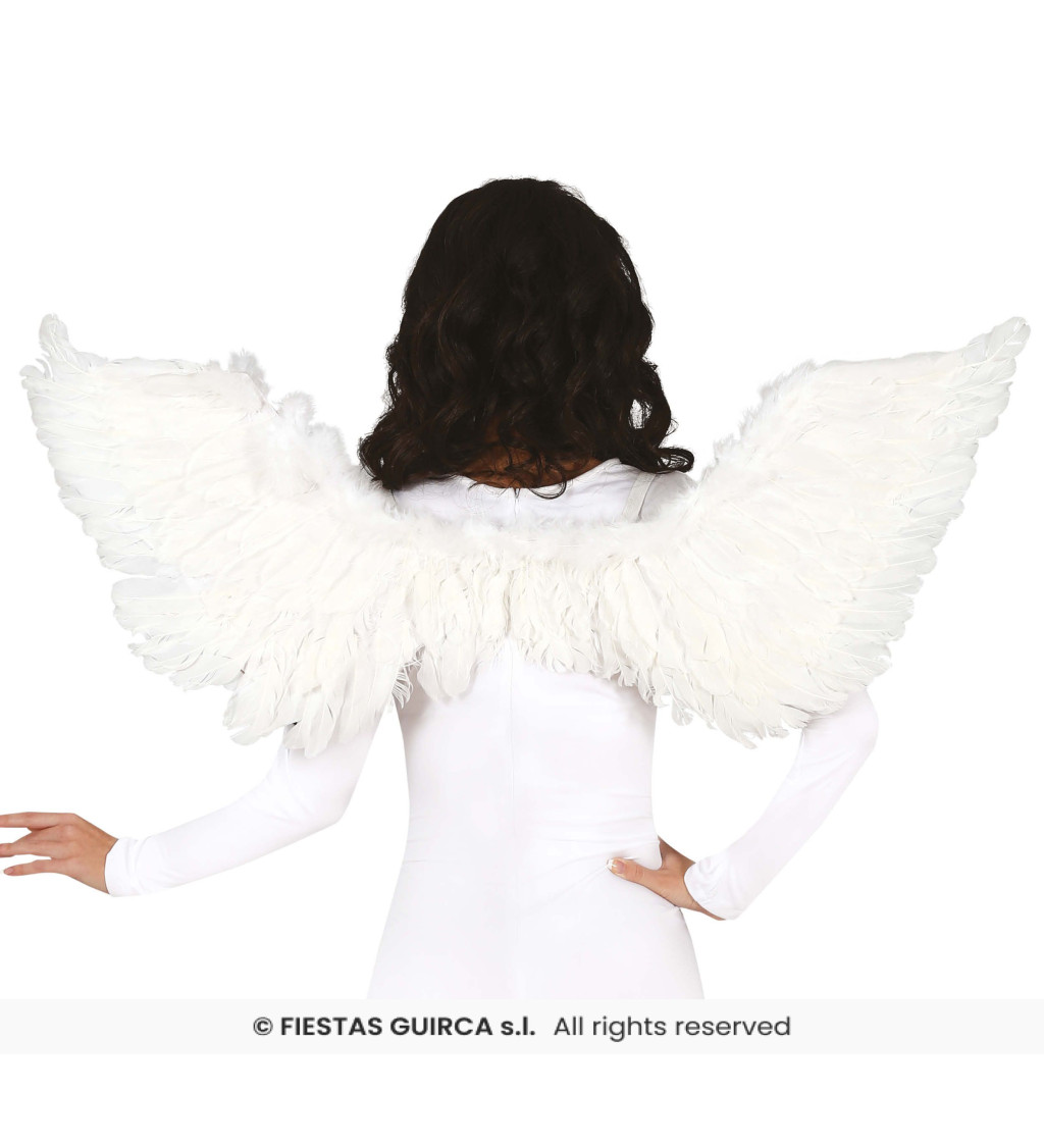 Biele anjelské krídla
