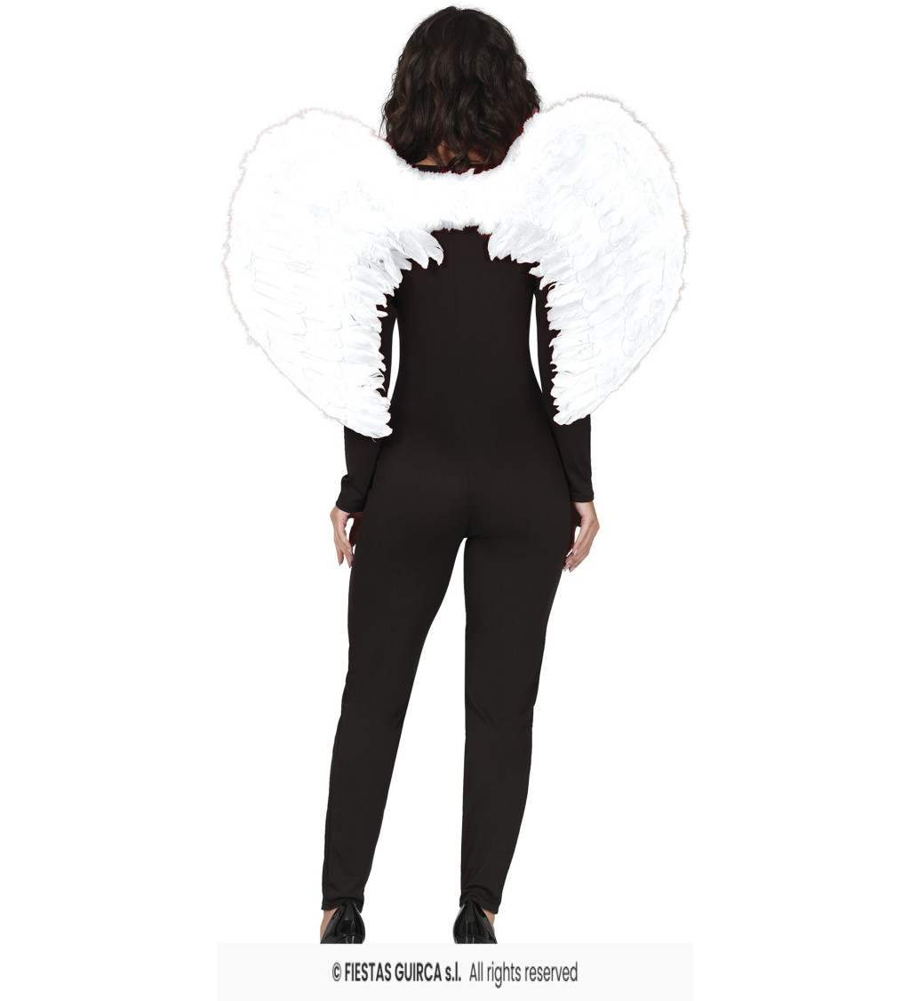 Anjelské krídla biele