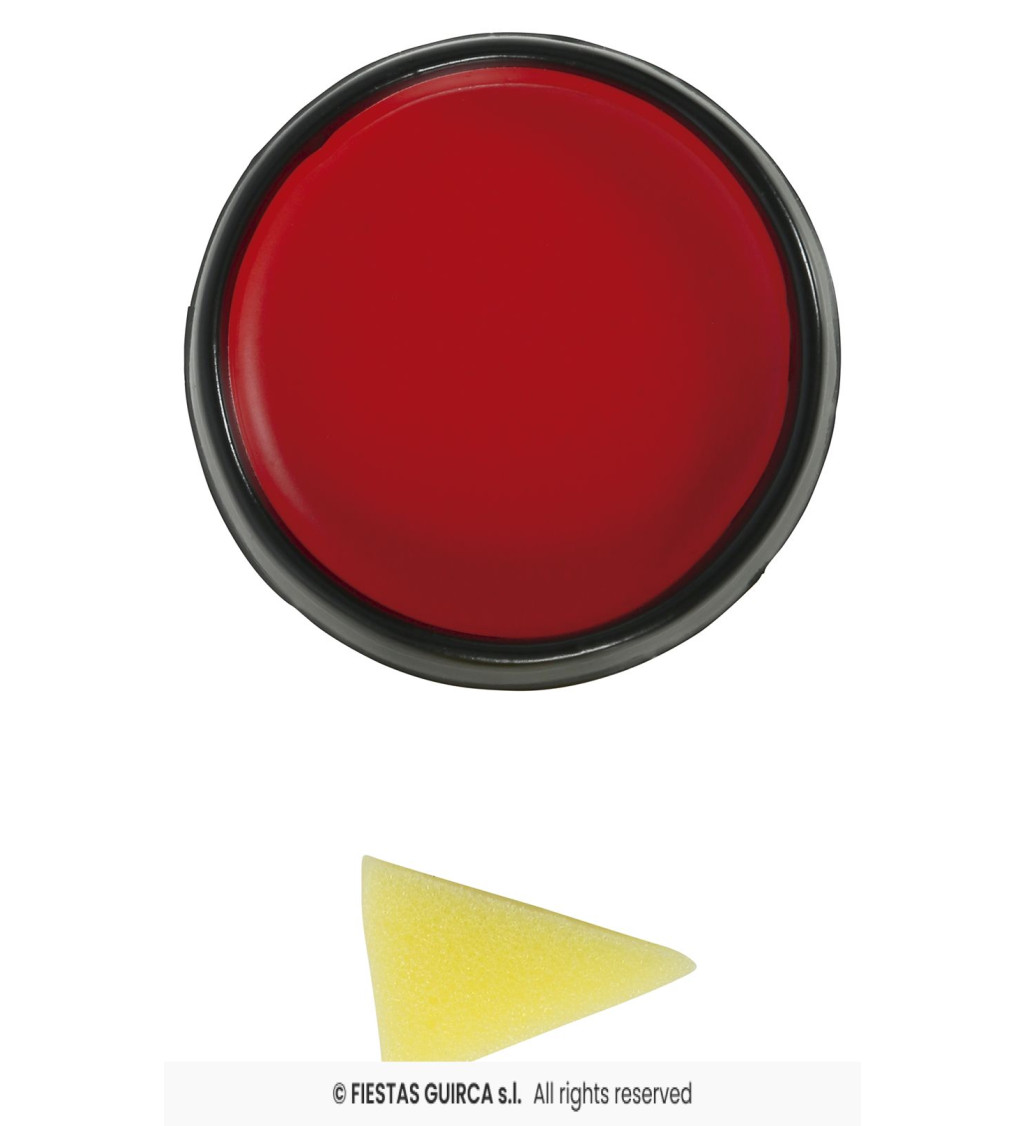 Make-up s hubkou – červený