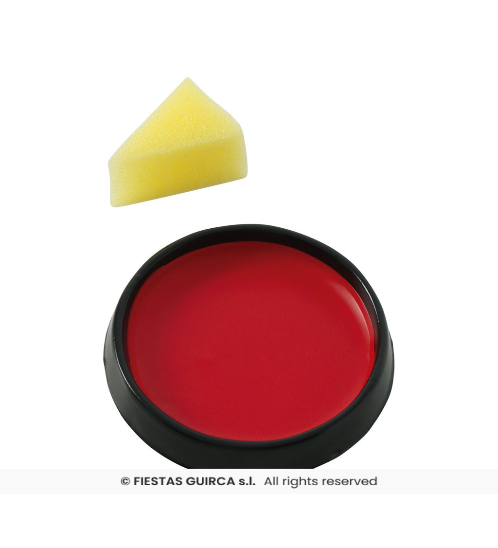 Make-up s hubkou – červený