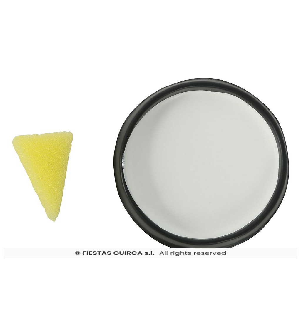 „Make-up s hubkou – biely