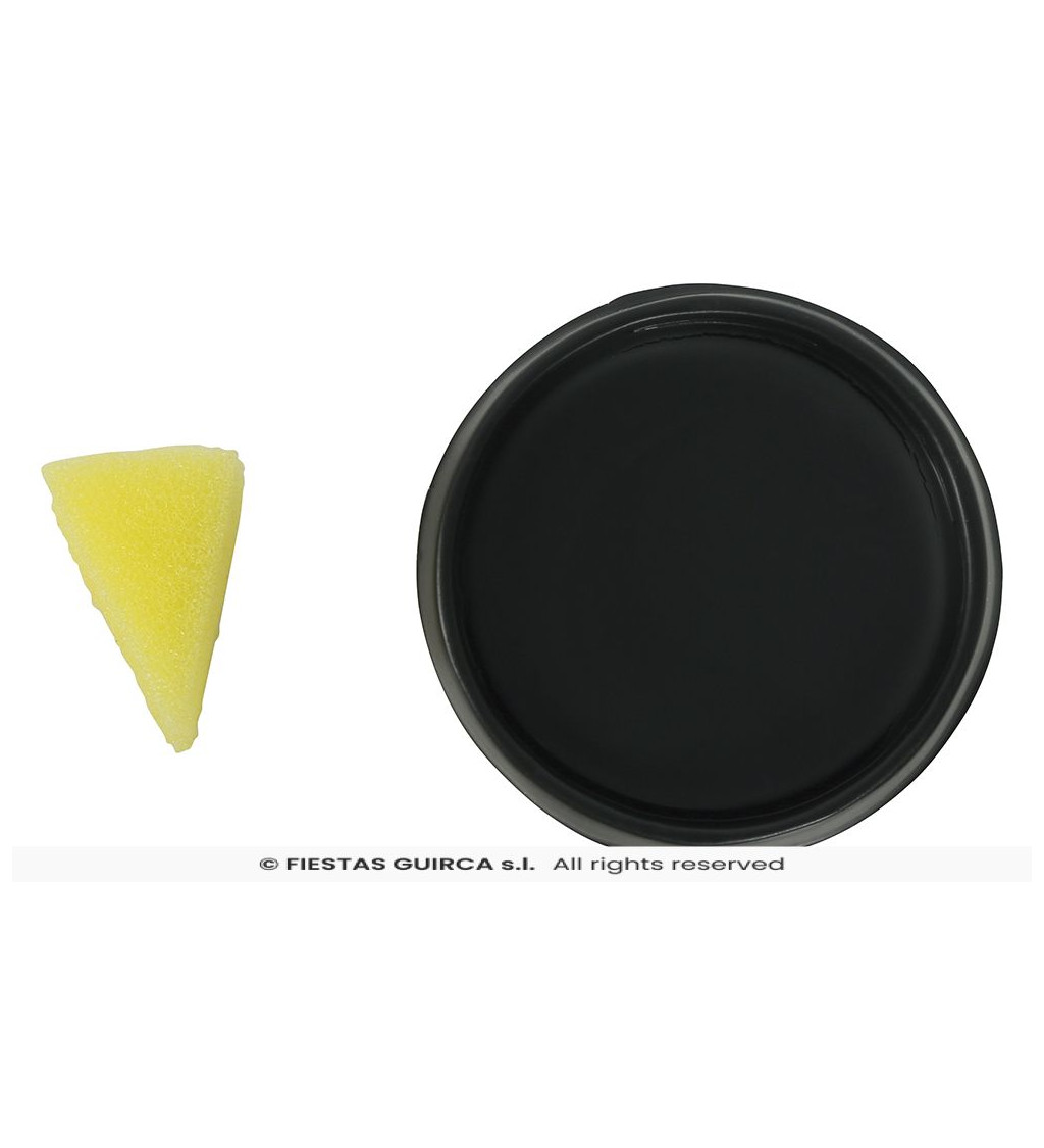 Make-up s hubkou – čierny