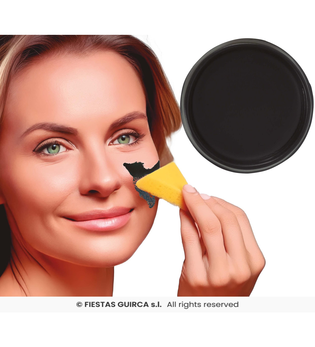 Make-up s hubkou – čierny