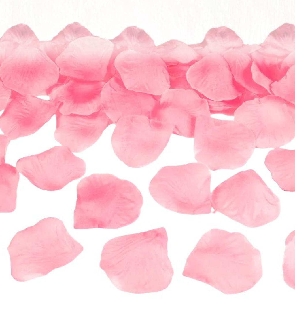 Okvetné lístky svetlo ružové