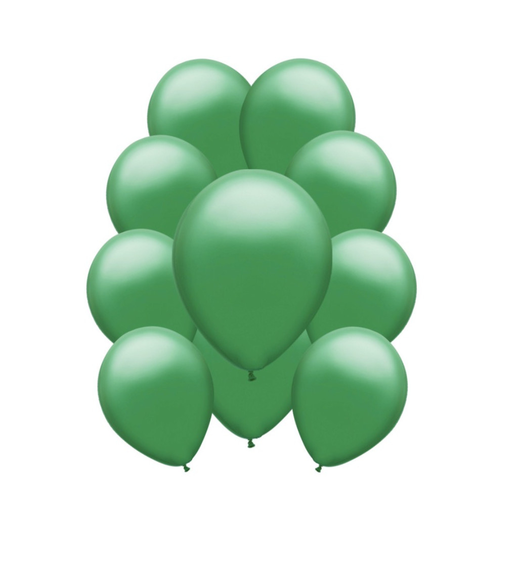 Latexové balóniky pastelové - Tmavo zelené